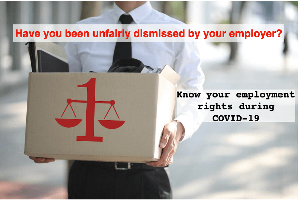 Unfairly dismissed OneLaw Chambers
