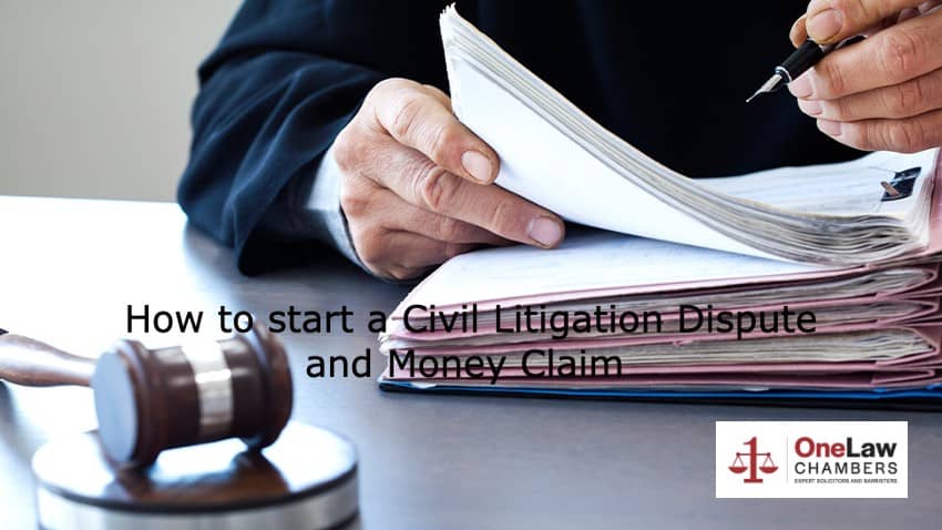 How to start a Civil Litigation Dispute and Money Claim The appropriate track the Court may your Civil Litigation Dispute and Money case